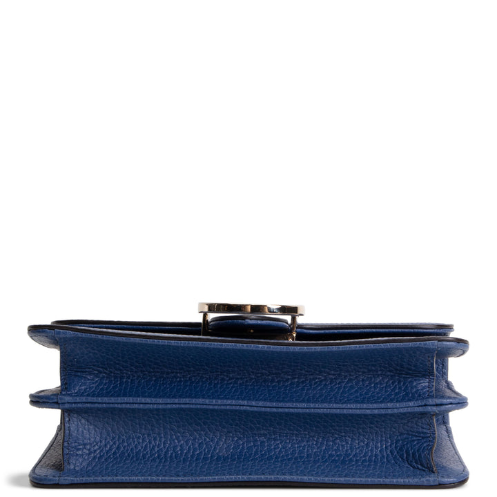 GUCCI Interlocking Dollar Crossbody - Blue