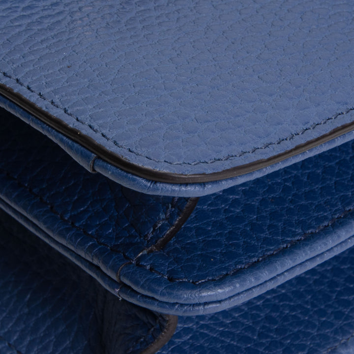 GUCCI Interlocking Dollar Crossbody - Blue