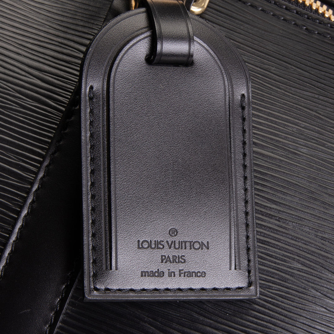LOUIS VUITTON Epi Leather Keepall 55- Black