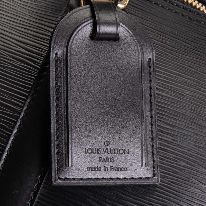 LOUIS VUITTON Epi Leather Keepall 55- Black