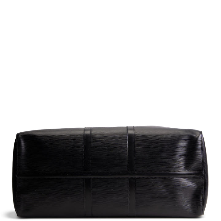 LOUIS VUITTON Epi Leather Keepall 55- Black