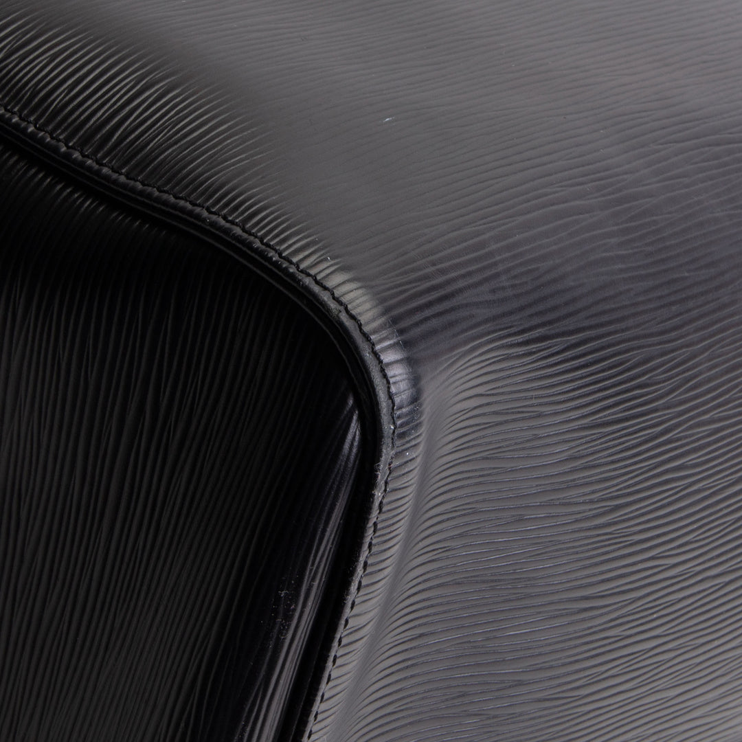 LOUIS VUITTON Epi Leather Keepall 55- Black