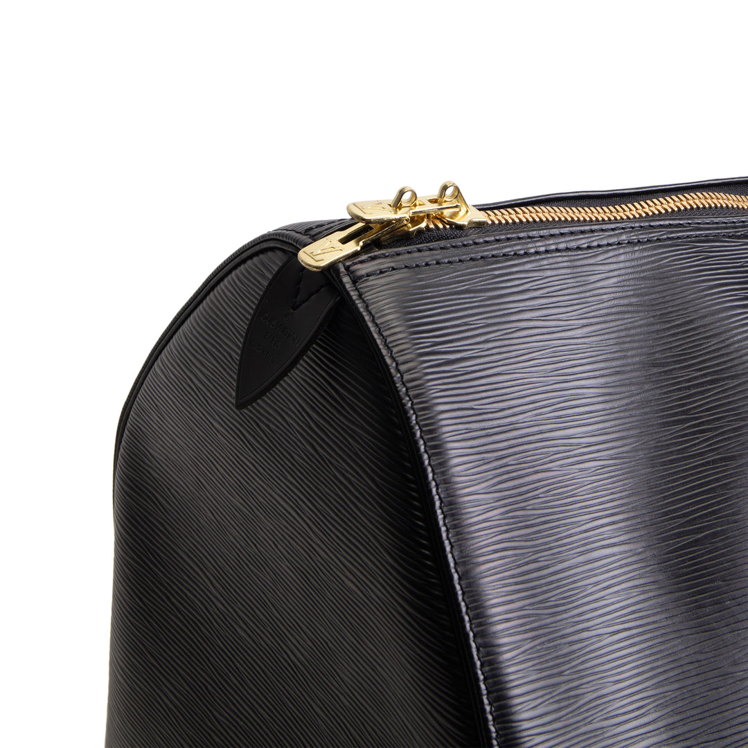 LOUIS VUITTON Epi Leather Keepall 55- Black