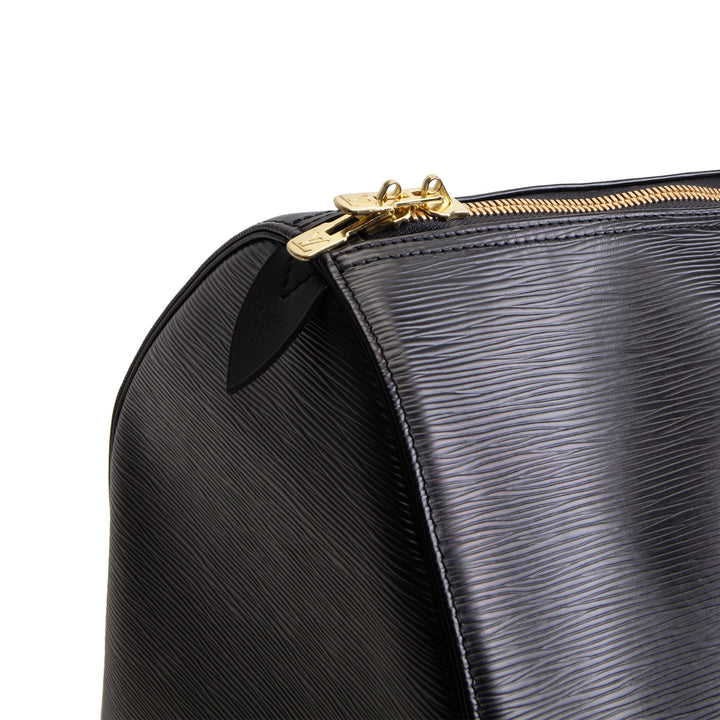 LOUIS VUITTON Epi Leather Keepall 55- Black