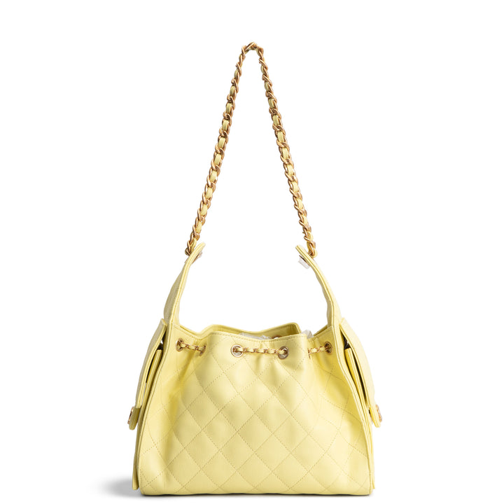 CHANEL Caviar 25 Hobo - Yellow