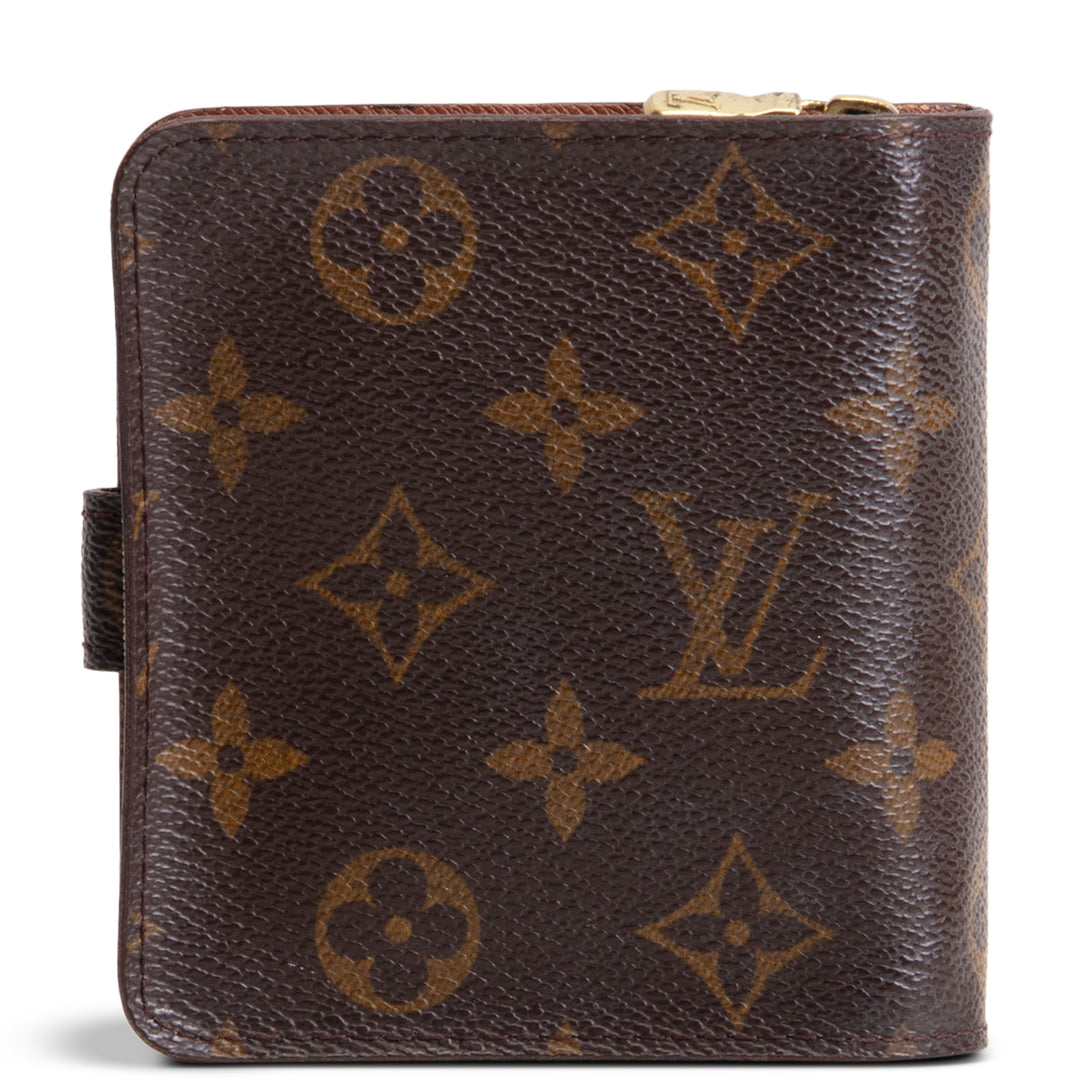 LOUIS VUITTON Vintage Monogram Bifold Compact Wallet - OUTLET FINAL SALE