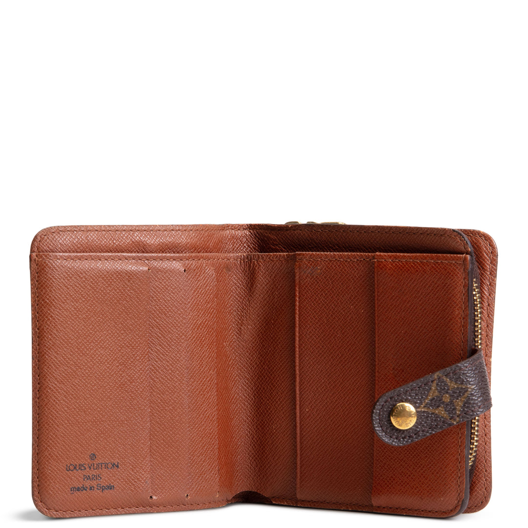 LOUIS VUITTON Vintage Monogram Bifold Compact Wallet - OUTLET FINAL SALE