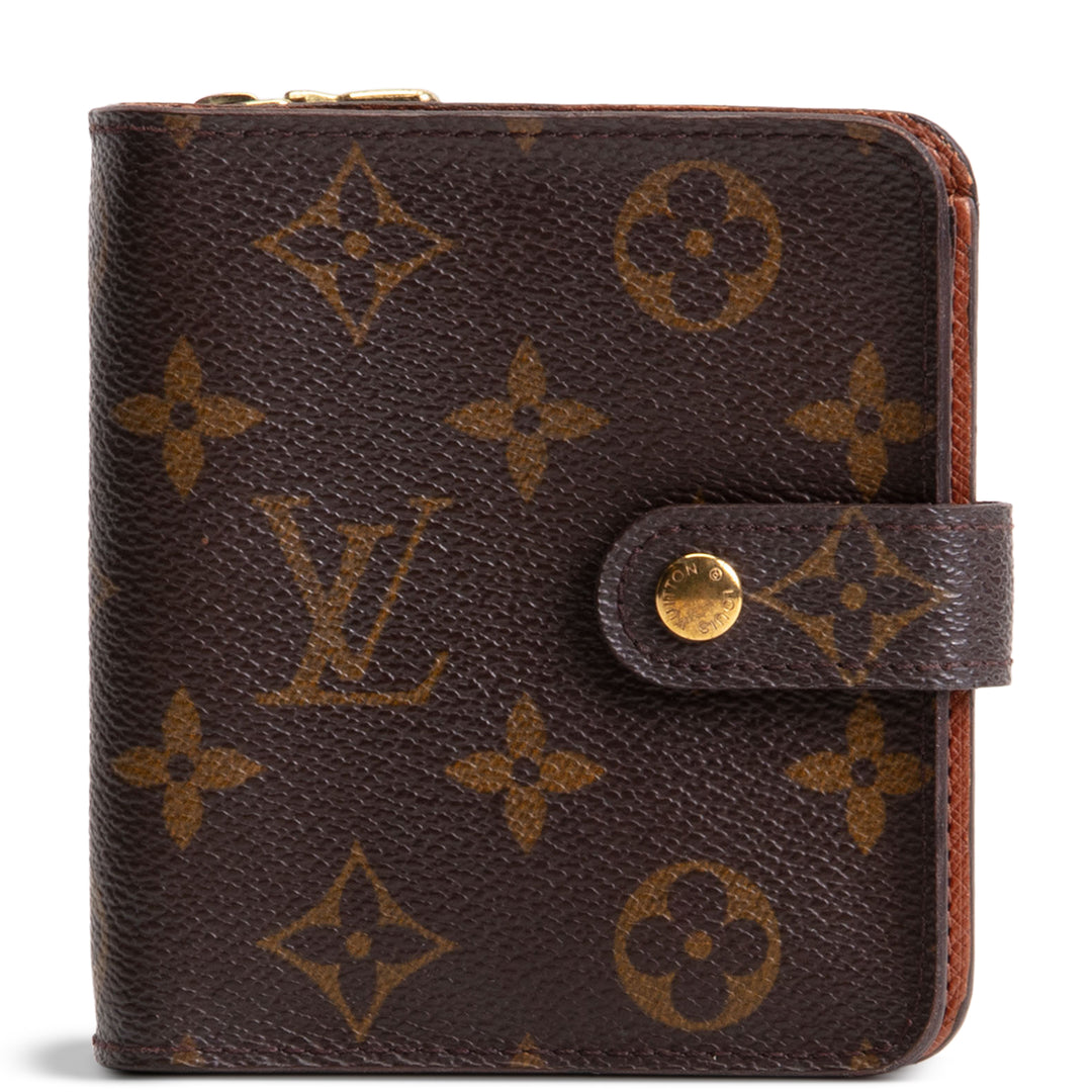 LOUIS VUITTON Vintage Monogram Bifold Compact Wallet - OUTLET FINAL SALE