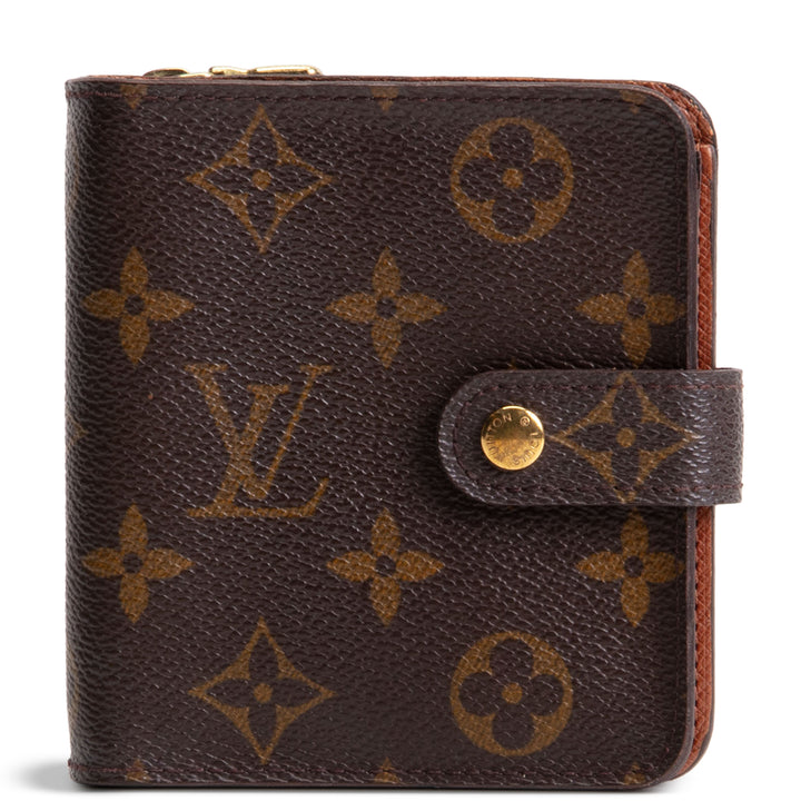 LOUIS VUITTON Vintage Monogram Bifold Compact Wallet - OUTLET FINAL SALE