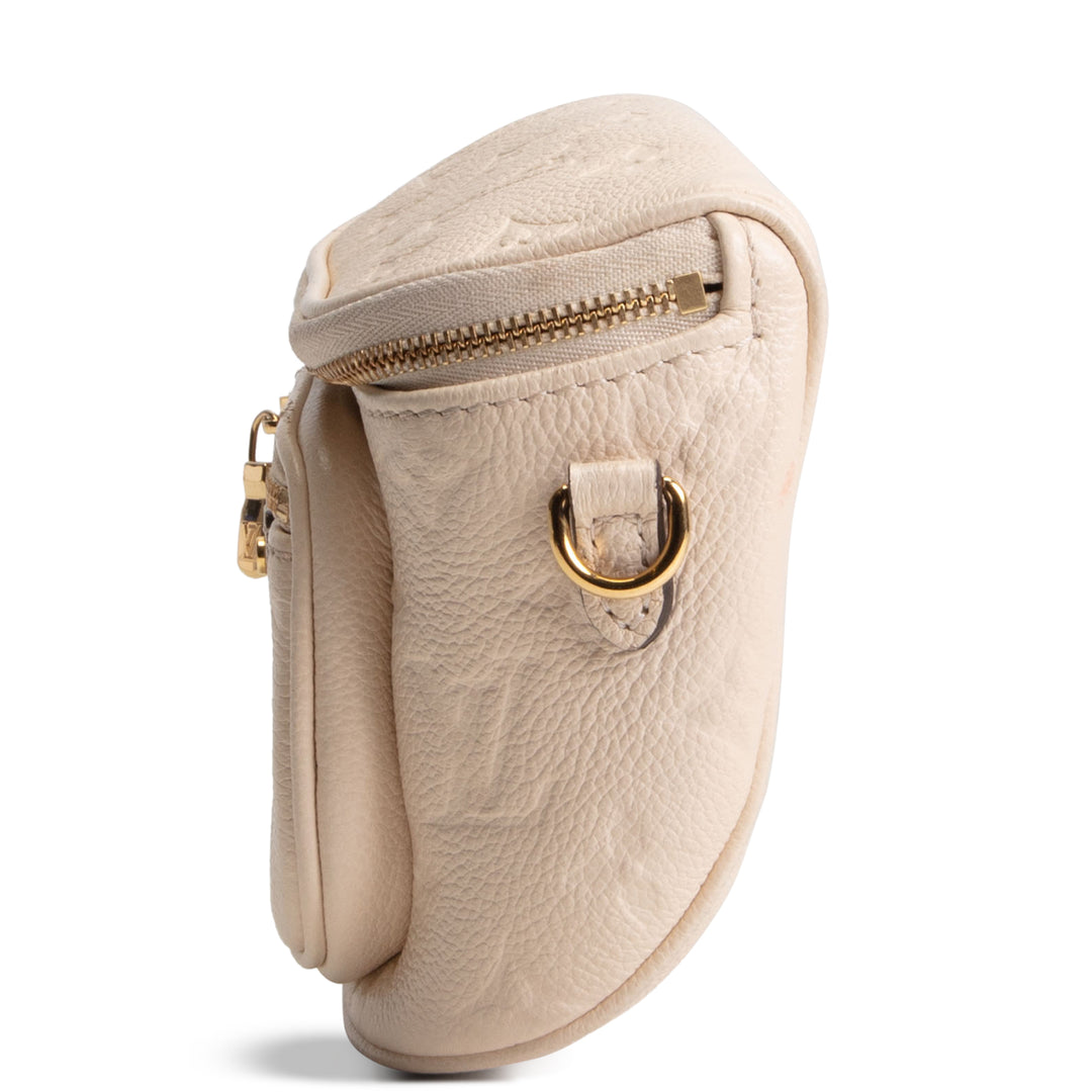 LOUIS VUITTON Monogram Empreinte Bum Bag Mini - Creme OUTLET FINAL SALE