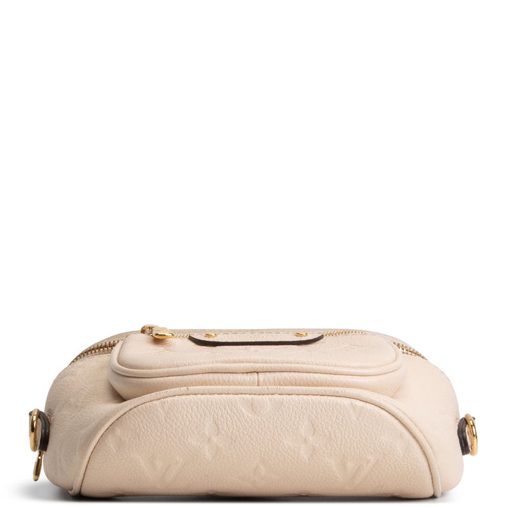 LOUIS VUITTON Monogram Empreinte Bum Bag Mini - Creme OUTLET FINAL SALE