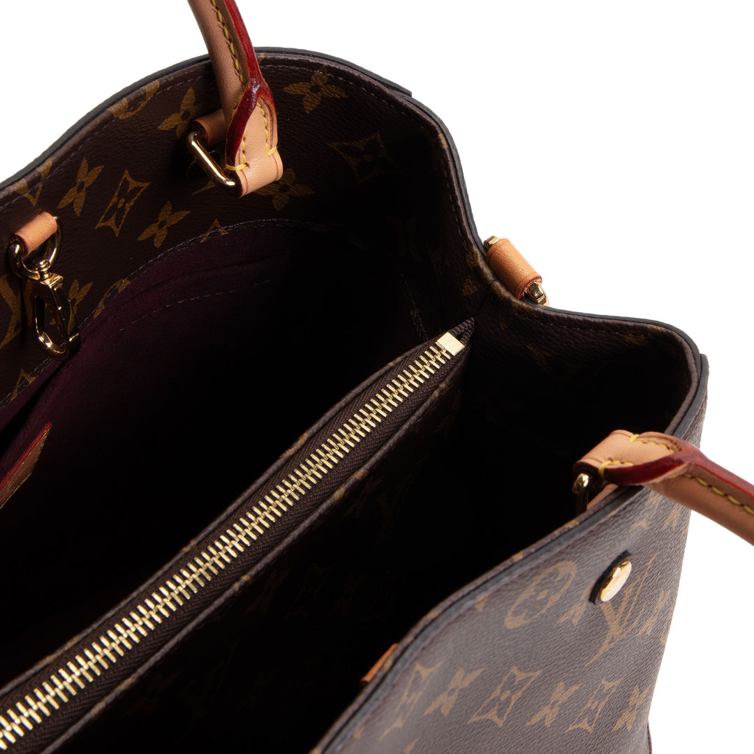 LOUIS VUITTON Monogram Montaigne MM Shoulder Bag