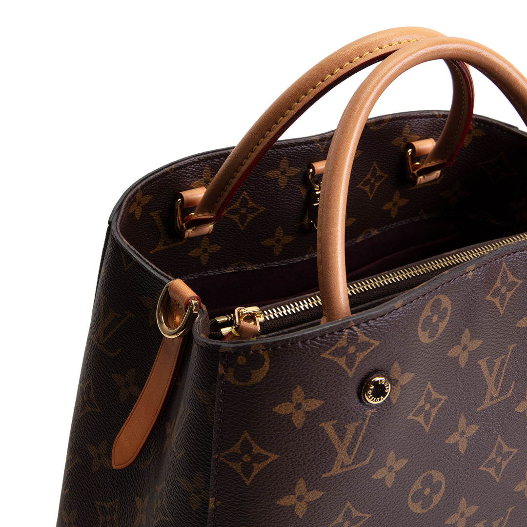 LOUIS VUITTON Monogram Montaigne MM Shoulder Bag