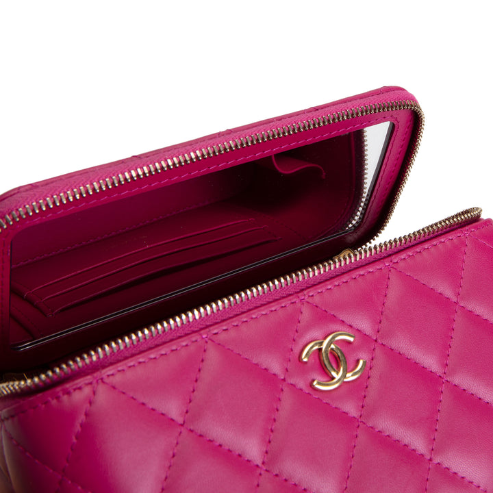 CHANEL Mini Vanity w/ Candy Chain - Pink