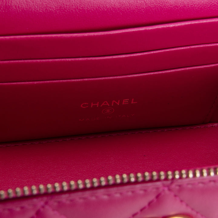 CHANEL Mini Vanity w/ Candy Chain - Pink