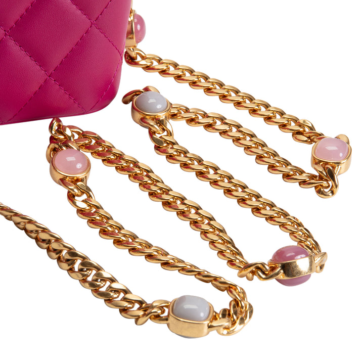 CHANEL Mini Vanity w/ Candy Chain - Pink