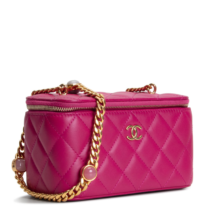CHANEL Mini Vanity w/ Candy Chain - Pink