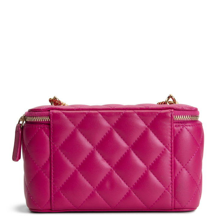 CHANEL Mini Vanity w/ Candy Chain - Pink