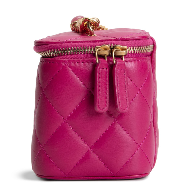 CHANEL Mini Vanity w/ Candy Chain - Pink