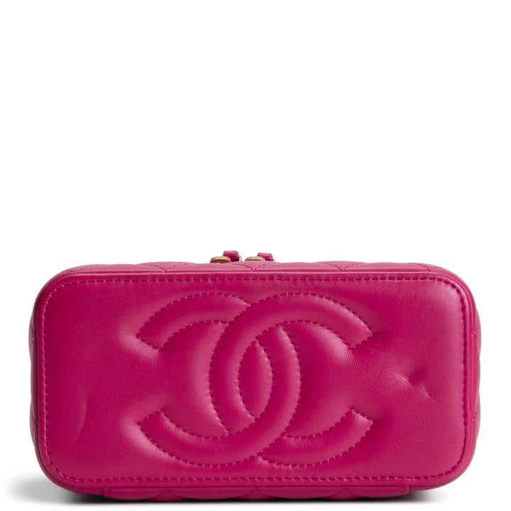 CHANEL Mini Vanity w/ Candy Chain - Pink