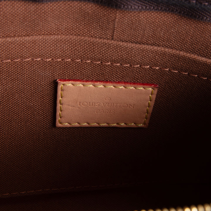 LOUIS VUITTON Monogram Multi Pochette Accessoires w/ Khaki & Pink Strap