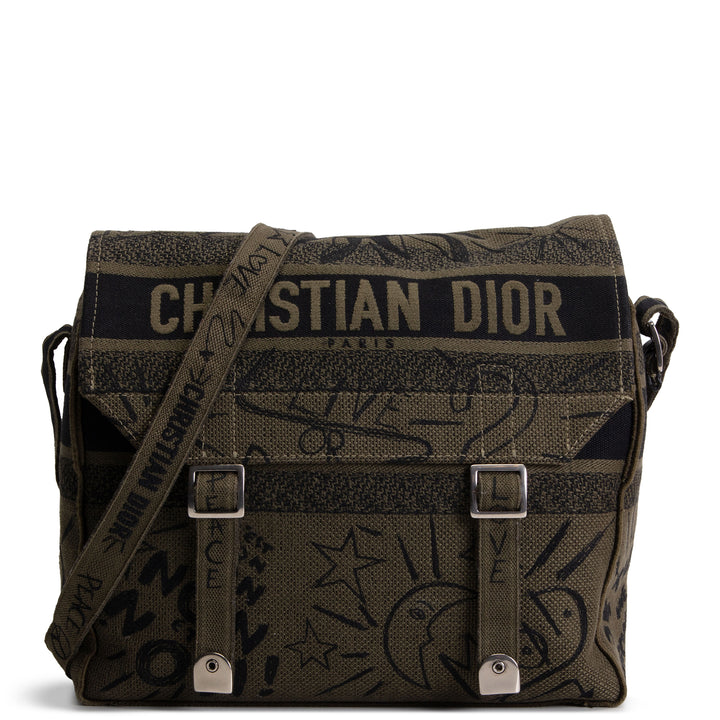 DIOR Diorcamp Messenger Graffiti Canvas