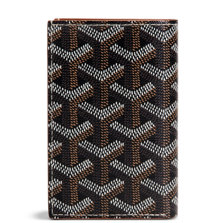 GOYARD Goyardine Saint Pierre Card Holder - Black/Tan