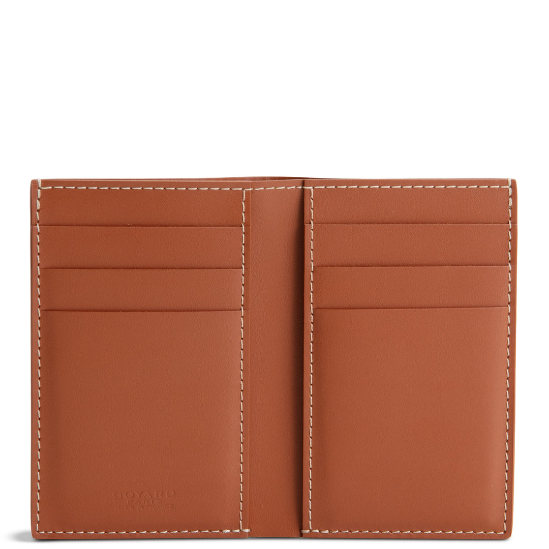 GOYARD Goyardine Saint Pierre Card Holder - Black/Tan