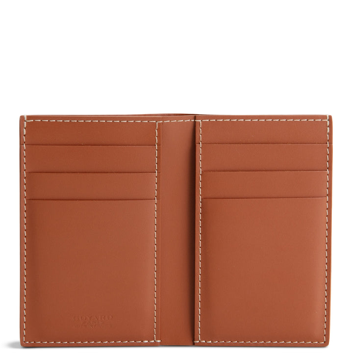GOYARD Goyardine Saint Pierre Card Holder - Black/Tan