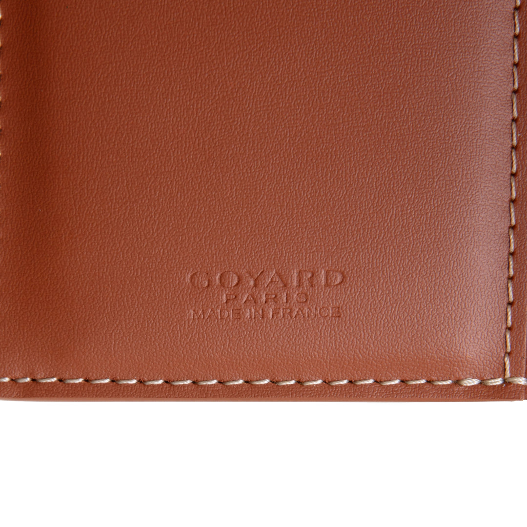 GOYARD Goyardine Saint Pierre Card Holder - Black/Tan