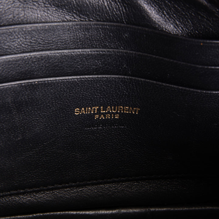 SAINT LAURENT Mini Lou Camera Bag - Dark Beige