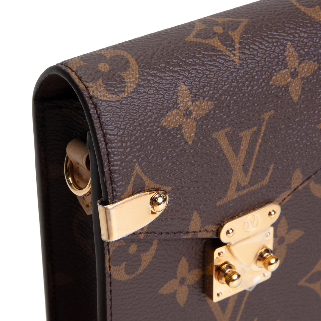 LOUIS VUITTON Monogram Phone Pouch Metis