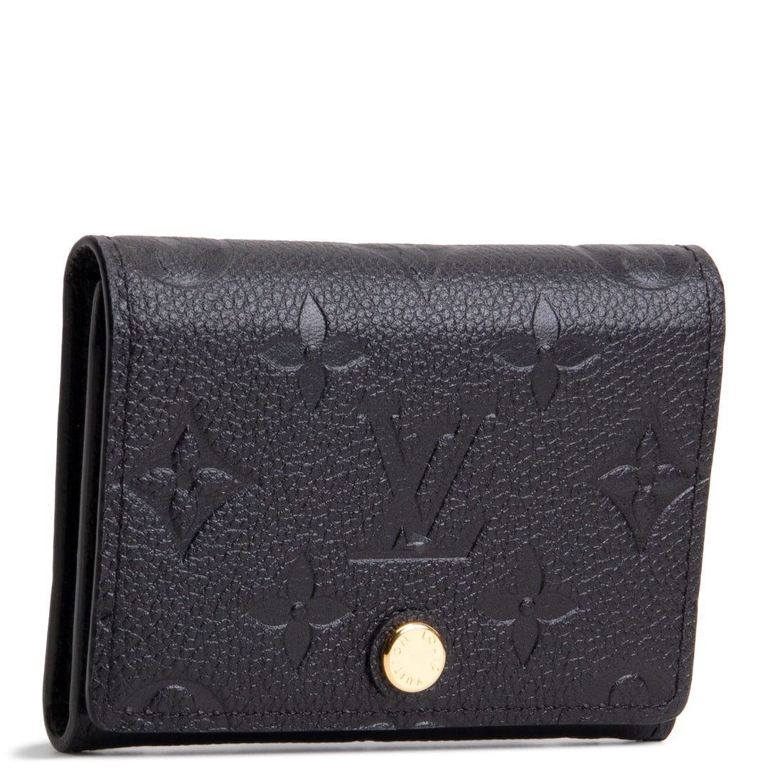 LOUIS VUITTON Empreinte Envelope Business Card Holder - Black