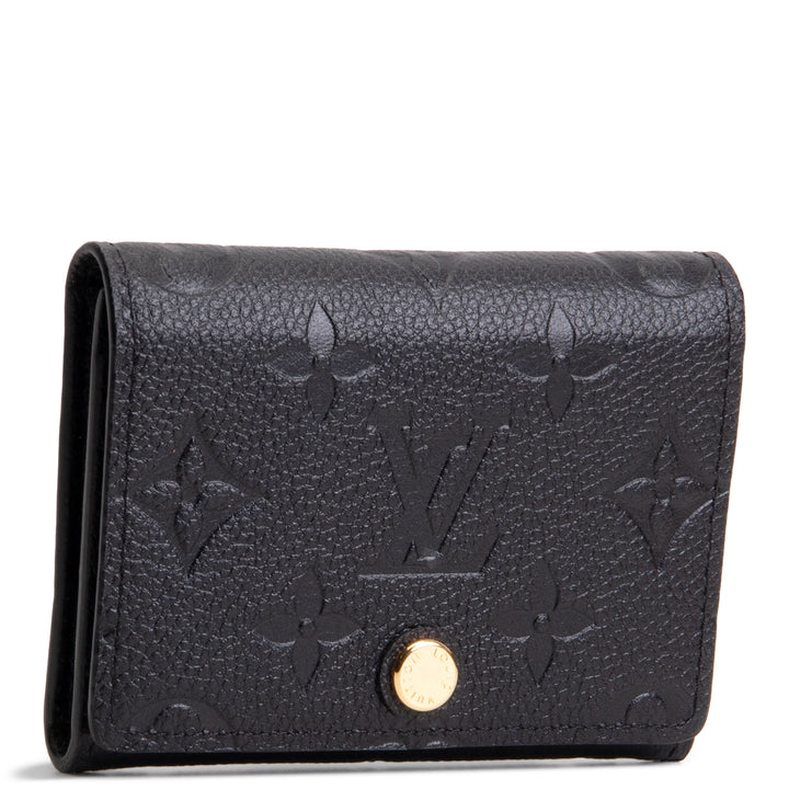 LOUIS VUITTON Empreinte Envelope Business Card Holder - Black