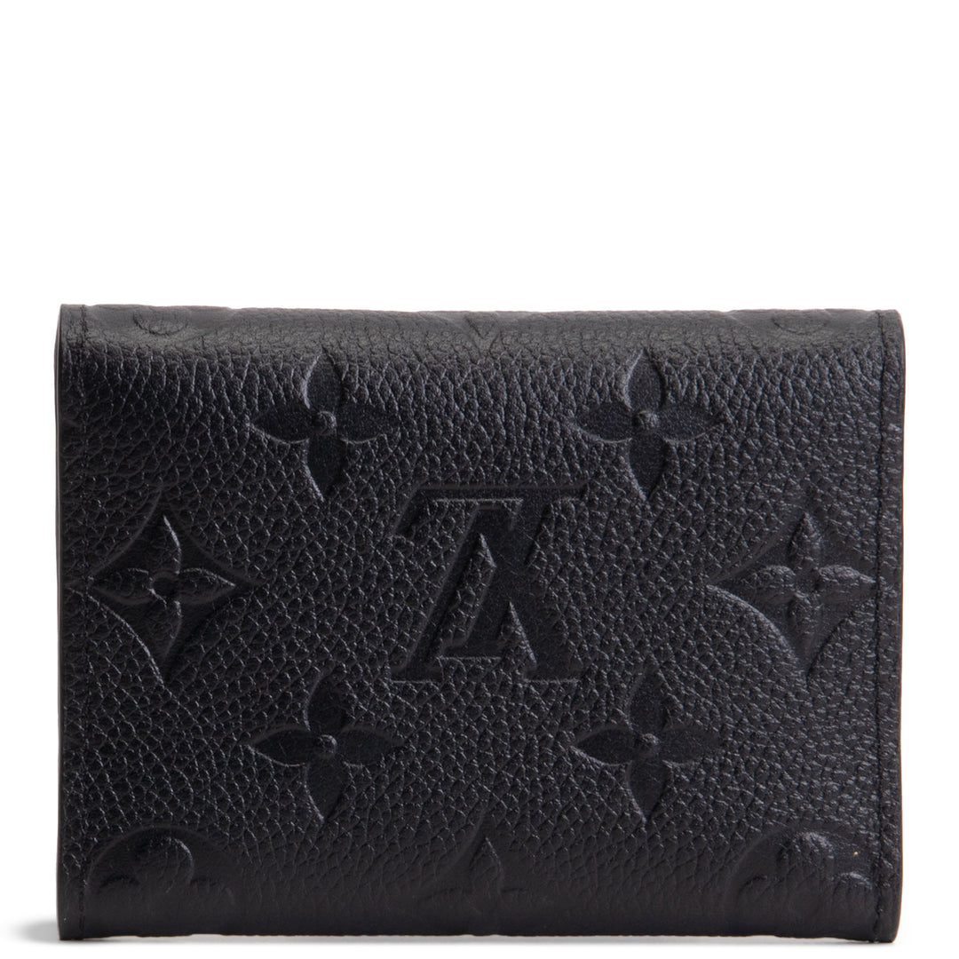LOUIS VUITTON Empreinte Envelope Business Card Holder - Black