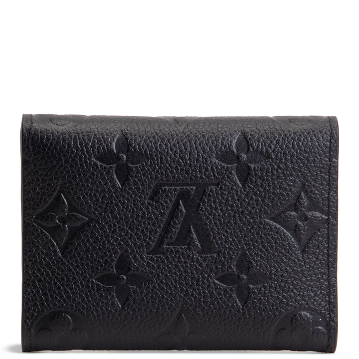 LOUIS VUITTON Empreinte Envelope Business Card Holder - Black