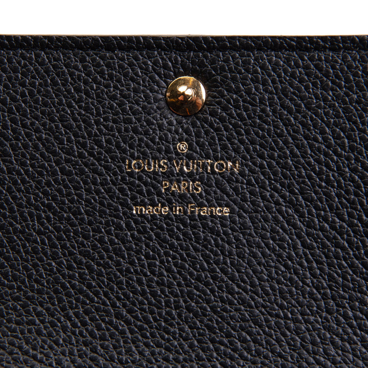 LOUIS VUITTON Empreinte Envelope Business Card Holder - Black