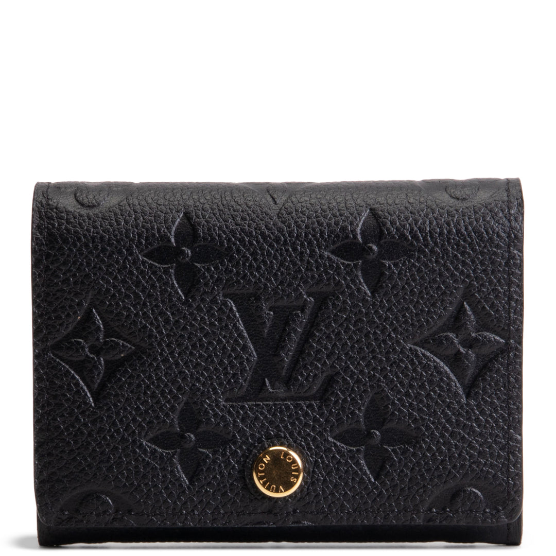 LOUIS VUITTON Empreinte Envelope Business Card Holder - Black