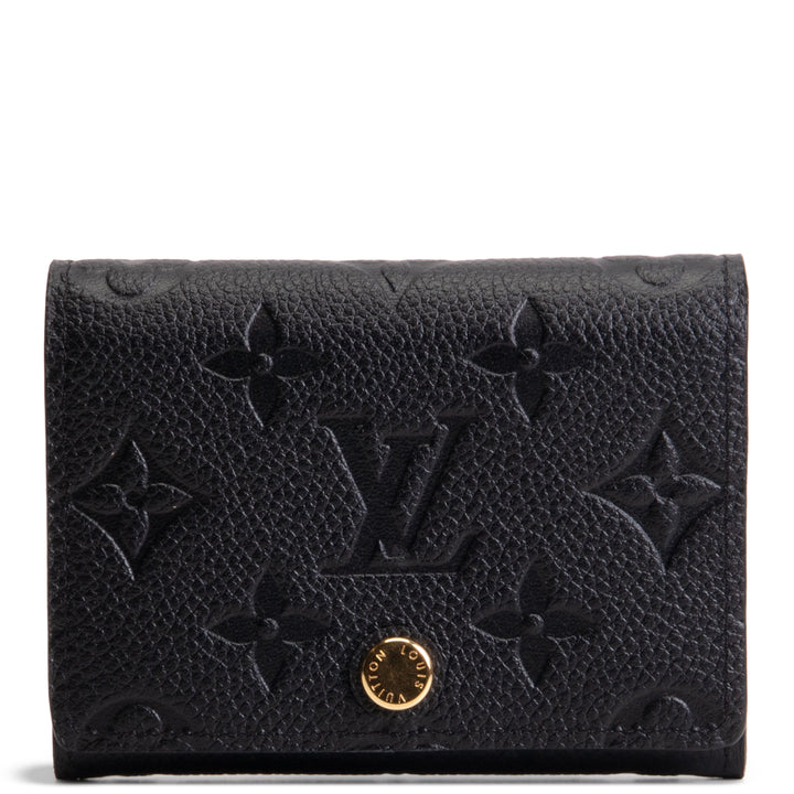 LOUIS VUITTON Empreinte Envelope Business Card Holder - Black