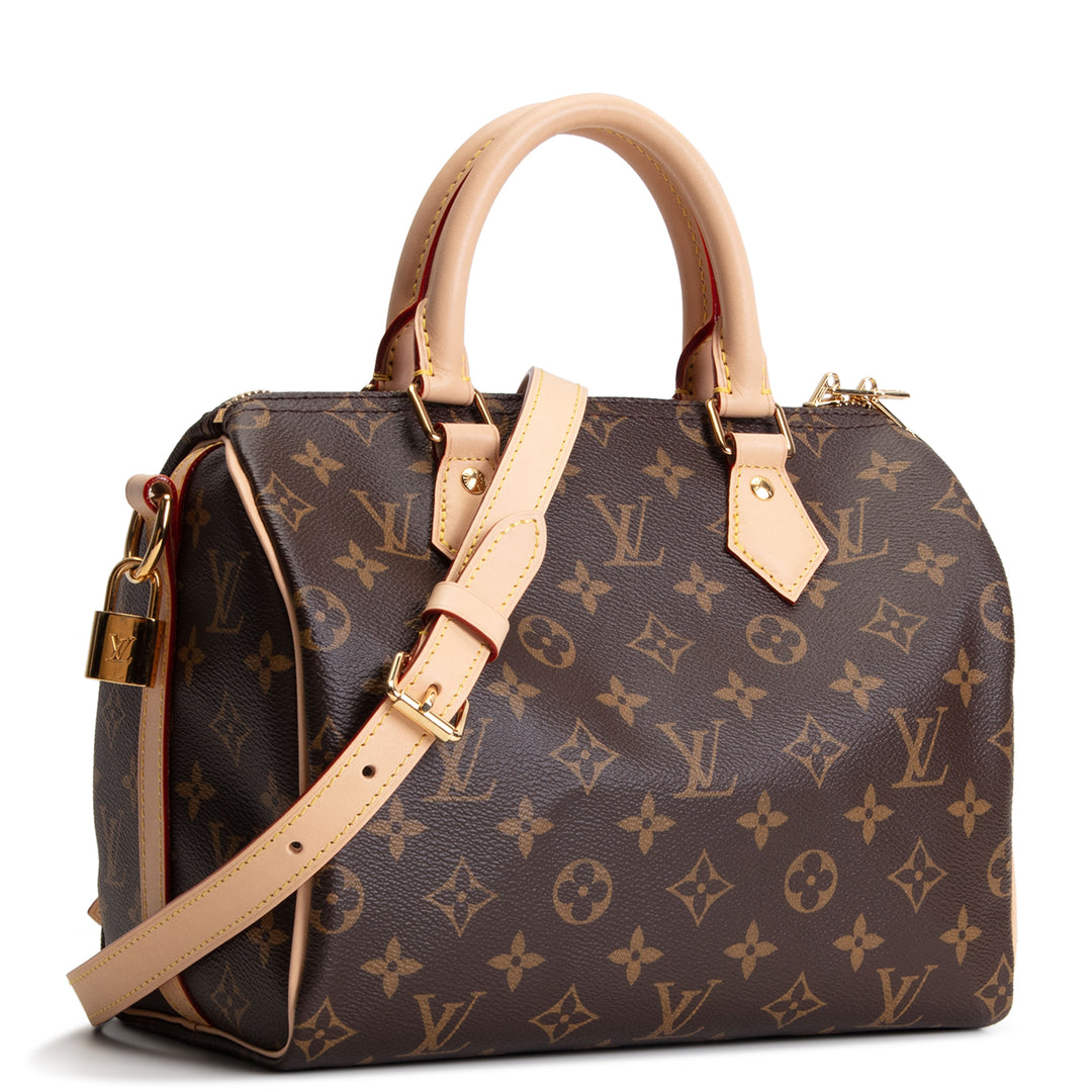 LOUIS VUITTON Monogram Speedy 25 Bandouliere