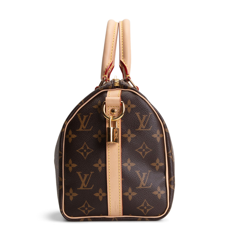 LOUIS VUITTON Monogram Speedy 25 Bandouliere
