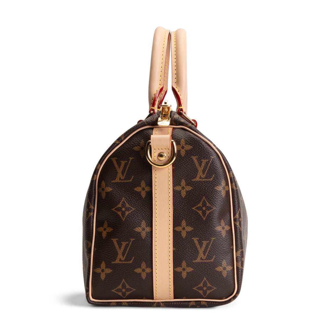 LOUIS VUITTON Monogram Speedy 25 Bandouliere