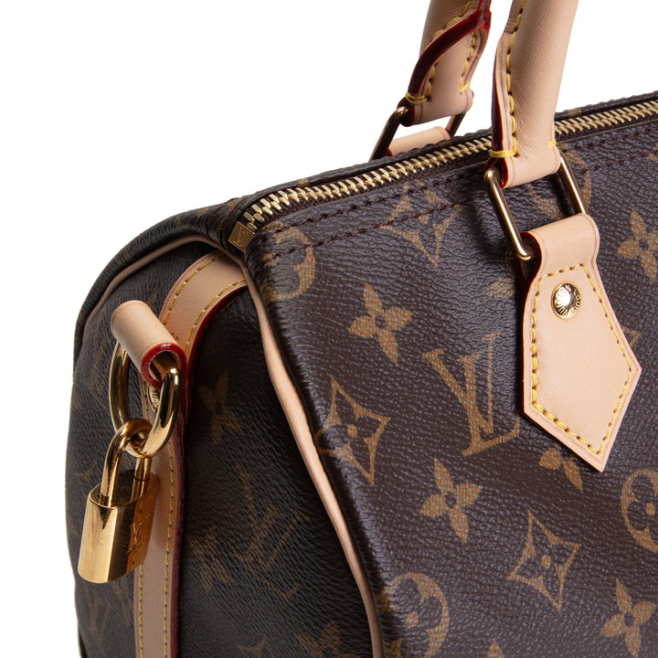 LOUIS VUITTON Monogram Speedy 25 Bandouliere