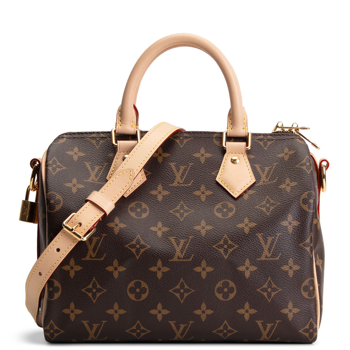 LOUIS VUITTON Monogram Speedy 25 Bandouliere