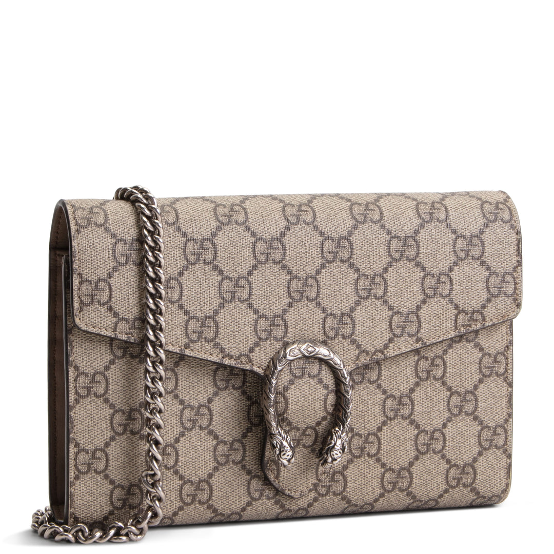 GUCCI GG Supreme Dionysus Chain Wallet