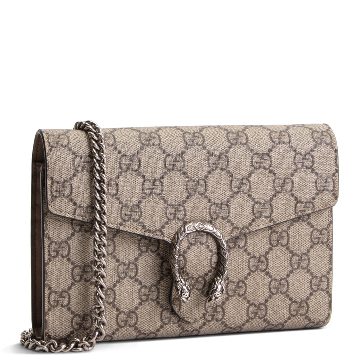 GUCCI GG Supreme Dionysus Chain Wallet