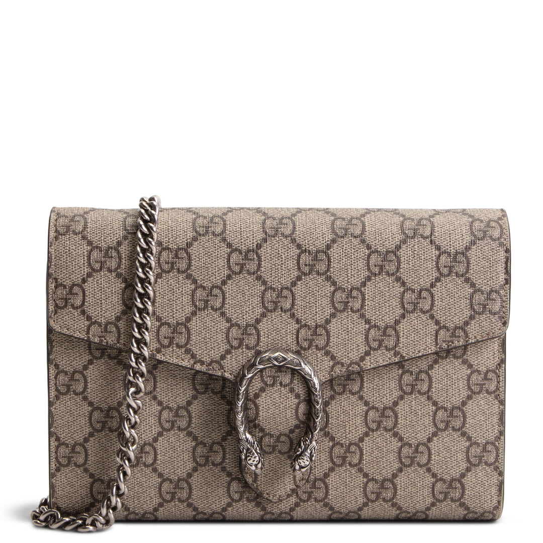 GUCCI GG Supreme Dionysus Chain Wallet