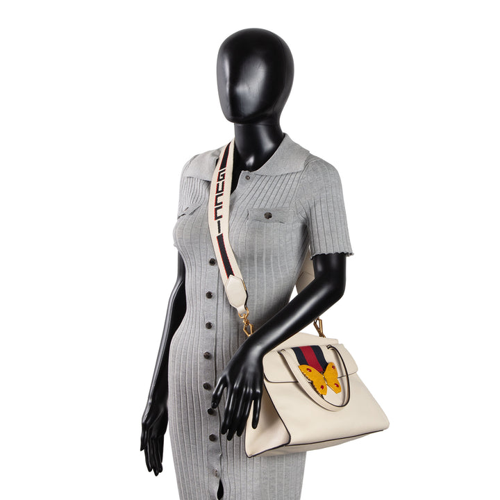 GUCCI Linea Totem Web Butterfly Top Handle