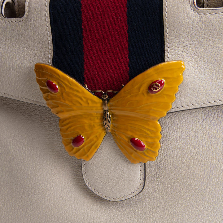 GUCCI Linea Totem Web Butterfly Top Handle