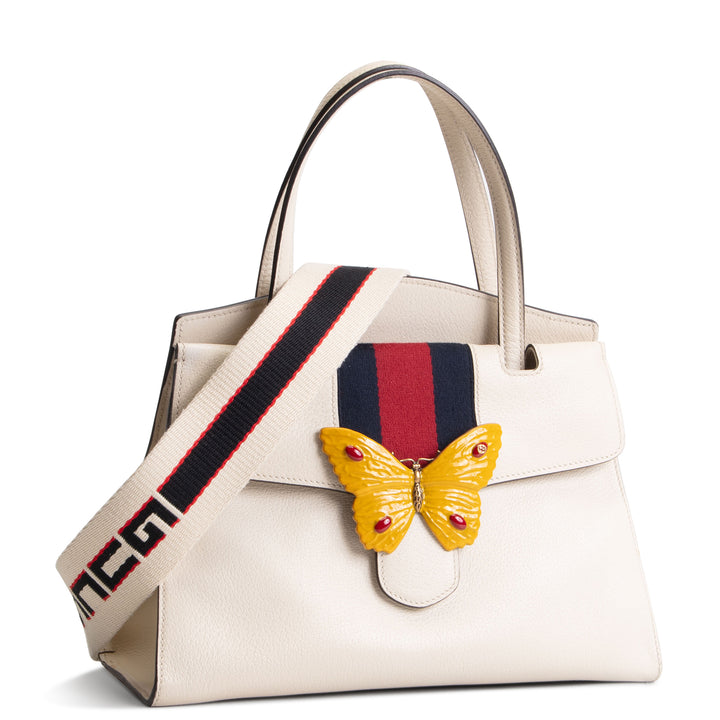 GUCCI Linea Totem Web Butterfly Top Handle